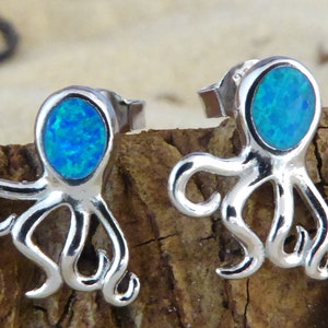 Opal and peach octopus ring deals