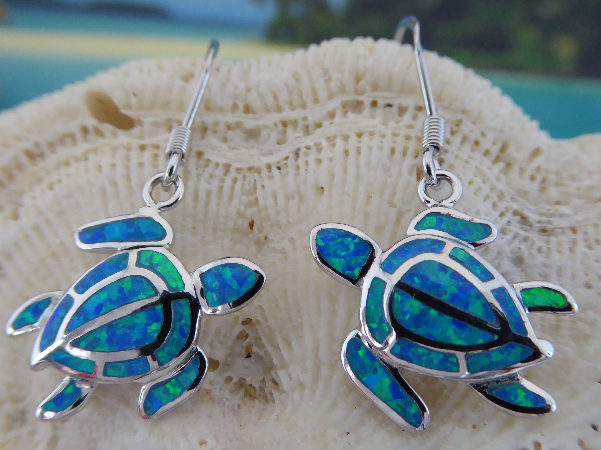 Boucles d'oreilles Tortue en argent 925°/00 SUPERBIJOUX