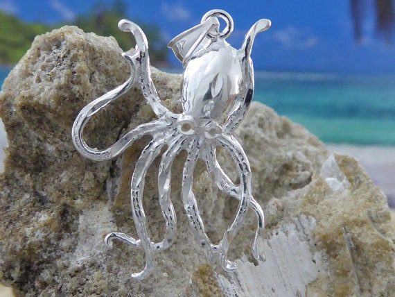 Diamond shop octopus pendant