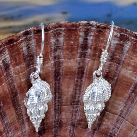 Sterling Silver Shell Earrings Sterling Silver Shell Earrings