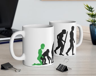 Evolution Coffee Cup / Coffee mug / Humor Coffee Cup