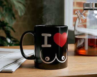 I heart Boobies Coffee Mug / Coffee Cup