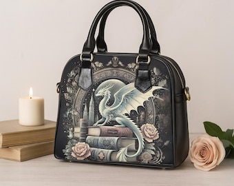 Torba na ramię Mystical Dragon: torebka w stylu gotyckiej fantazji