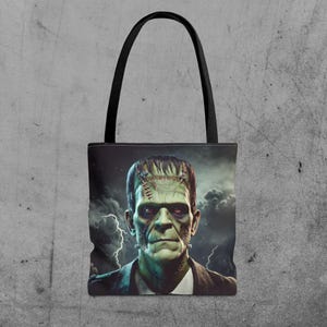 Frankenstein Tote Bag: Gothic Halloween Accessory