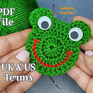 Patron PDF Câlin de poche grenouille au crochet : idées RAOCK, deuil, chagrin, perte, cadeau pensée pour vous