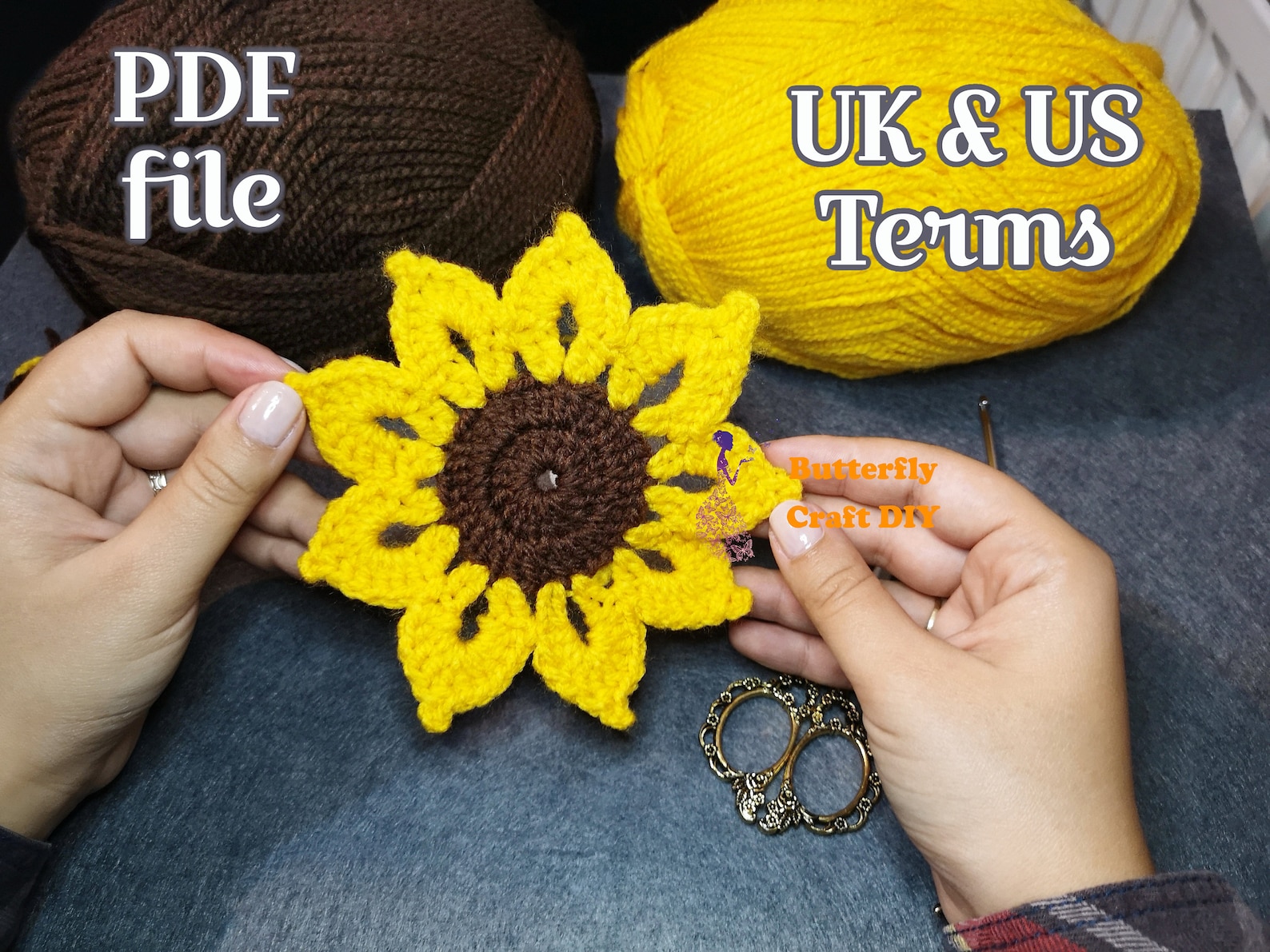 Crochet Sunflower Coasters Pattern Easy Crochet PDF Pattern - Etsy