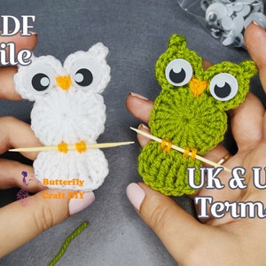 PDF Pattern Owl on branch Crochet Pocket Hug :  RAOCK ideas,  Bereavement, grief, loss, thinking of you gift