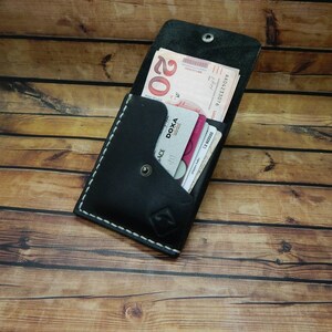 LEATHER WALLET, Gepersonaliseerde Portemonnee, leren portemonnee voor de mens! Handgemaakte lederen portemonnee! Minimalistische portemonnee! Lederen portemonnee! Met doos