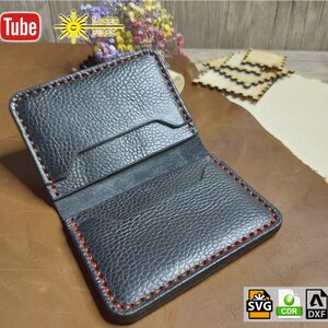 Leather Wallet Pattern SVG, PDF, DXF, Cdr, Wallet Pattern Pdf, Wallet ...