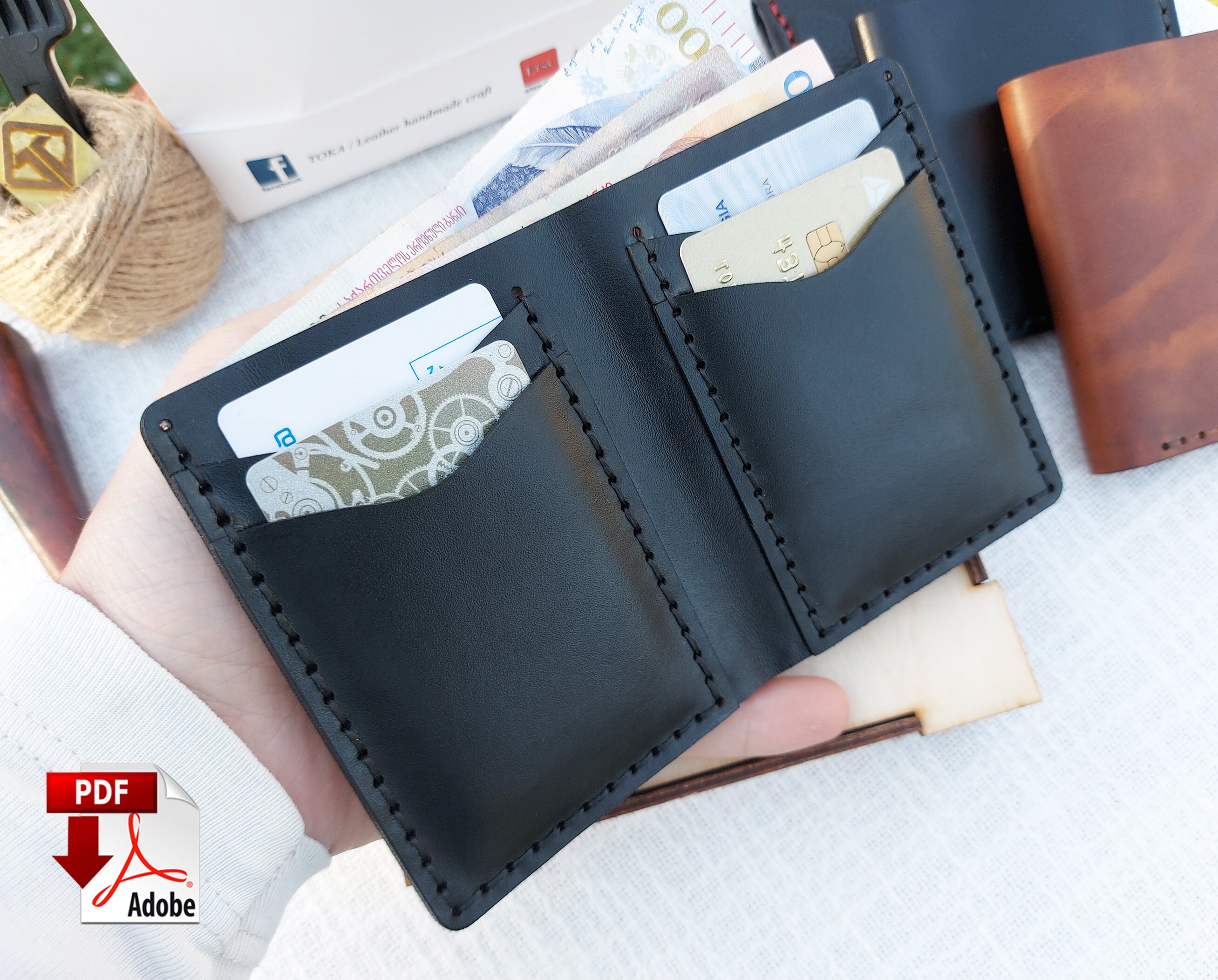 Wallet Pattern Wallet Pattern PDF Bifold Wallet Pattern - Etsy