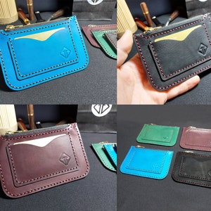 Set of 7 Leather Wallet Pattern, Leather Wallet PDF, Bifold Wallet pdf, Long Wallet Pattern, Card Holder PDF, Wallet pattern, PDf Pattern image 4