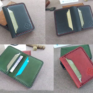 Set of 7 Leather Wallet Pattern, Leather Wallet PDF, Bifold Wallet pdf, Long Wallet Pattern, Card Holder PDF, Wallet pattern, PDf Pattern image 8