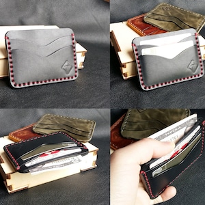 Set of 7 Leather Wallet Pattern, Leather Wallet PDF, Bifold Wallet pdf, Long Wallet Pattern, Card Holder PDF, Wallet pattern, PDf Pattern image 6