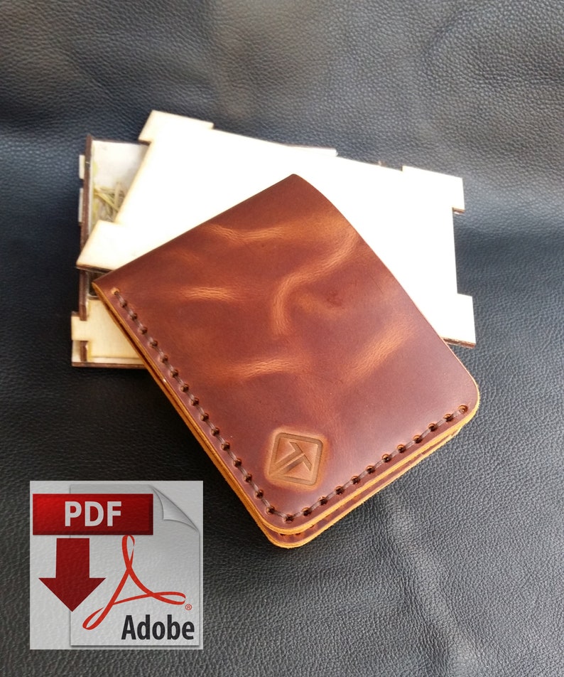 Diy Pdf Leather Wallet Bifold Wallet Pattern Pdf Pattern - Etsy