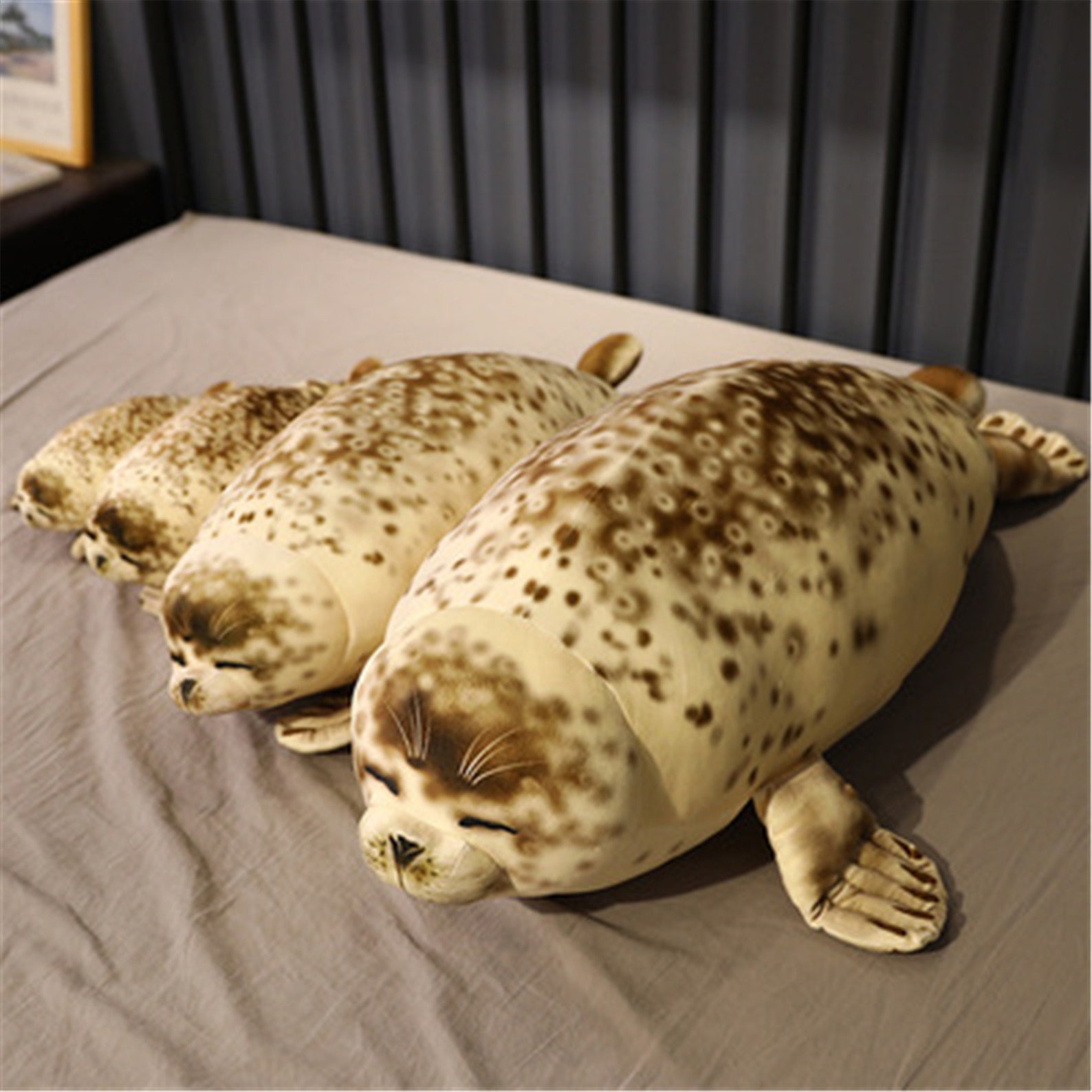 35-50cm Cute Seal Doll Plush ToySpotted Pillow Stuffed | Etsy