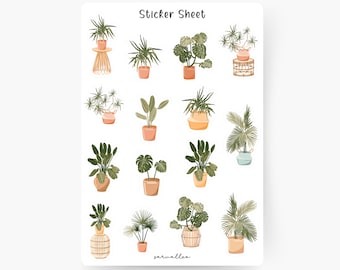 Green planner stickervellen | Creatief met Judith