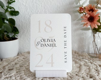 Save the Date Einladung, Hochzeit, A6, Aquarell, Verlobung, Hochzeitseinladung, Postkarte, Einladung, Save the Date Karten, Hochzeitsplanung