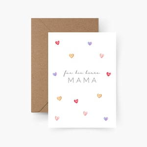 Cadeau de la fête des mères, carte de la fête des mères, cadeau de maman, meilleure maman, maman de carte d’anniversaire, cadeau d’anniversaire, cadeau de la fête des mères