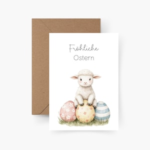 Buona Pasqua, acquerello, carta ruvida, set di cartoline pasquali, buste, cestino pasquale, auguri pasquali, cartoline, cartoline pasquali, cartoline pasquali