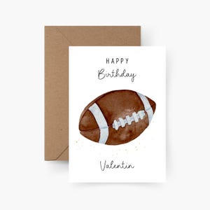 Biglietto di auguri di compleanno personalizzato con nome, formato A6, biglietto di compleanno, buon compleanno, compleanno bambini, biglietto di congratulazioni, biglietto di auguri