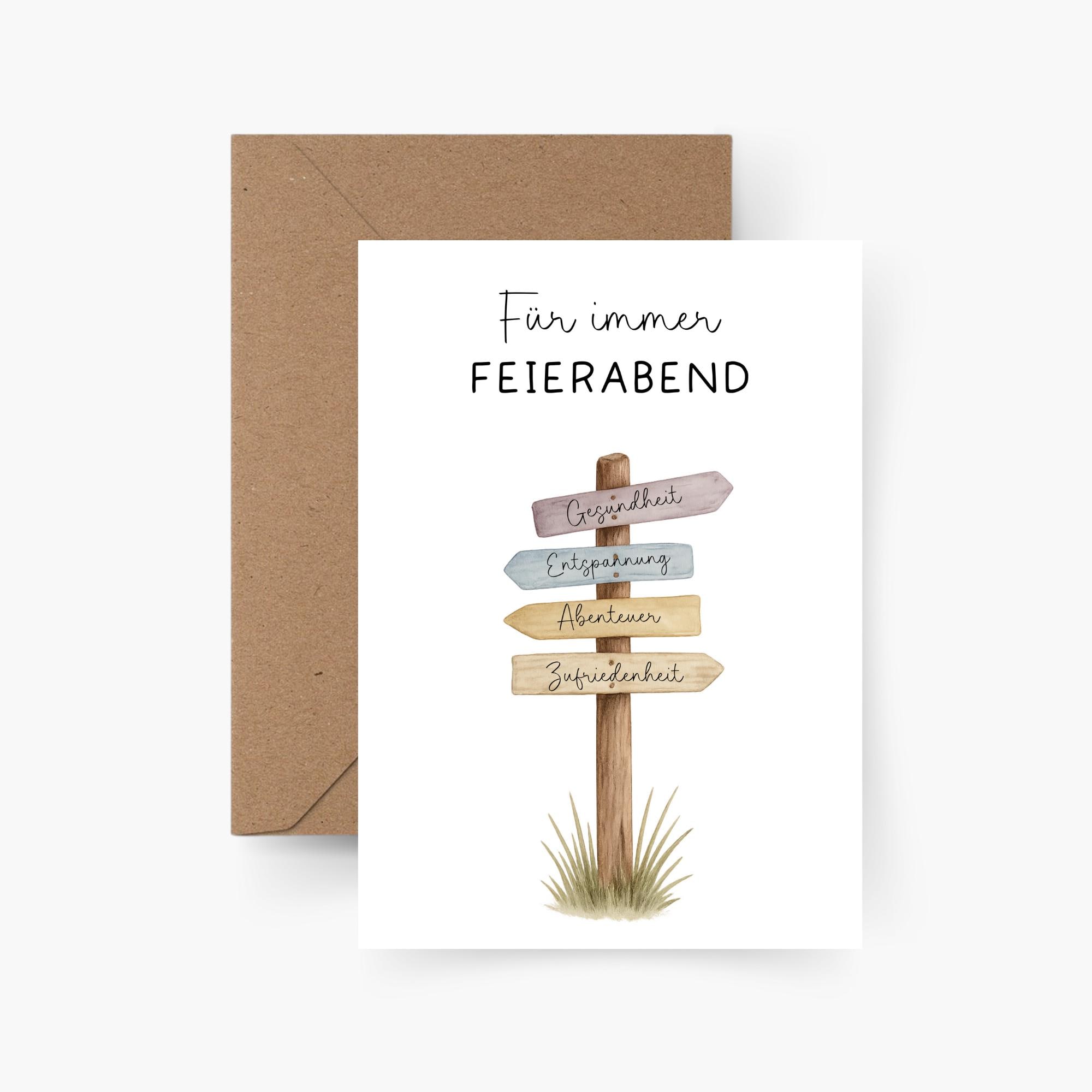 Biglietto Di Auguri Per Pensione Regal Publishing – Formato 20,3x15,2 Cm Con Busta – Design Picnic - 2