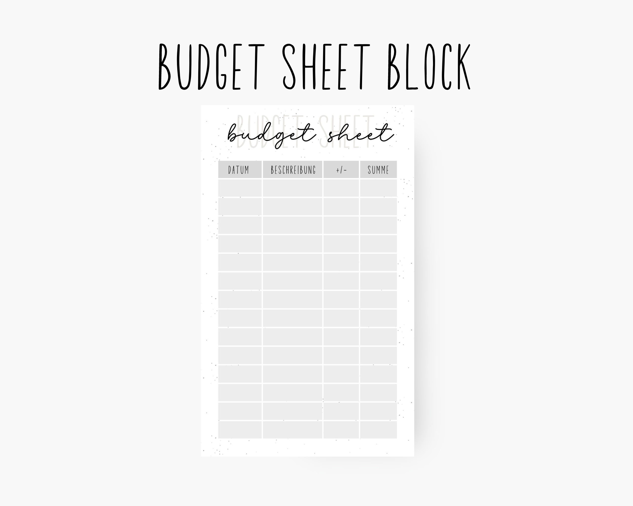 A6 Budget Planner Refill Insert Sheet, TSV 85Pcs A6 Refill Paper