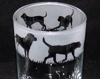 New Hand Etched 'LABRADOR' Hiball Glass(es) And Free Gift Box Great Gift For All Occasions ~ Something Different ~ Thoughtful & Unique!