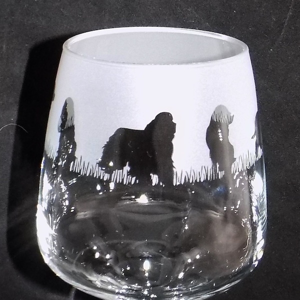 New Hand Etched 'COCKER SPANIEL' Wine Glass With Free Gift Box, Beautiful & Unique Gift For A Cocker Spaniel Owner, Functional and Personal!