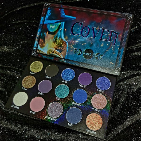 Coven eyeshadow palette by Spellbound Beauty