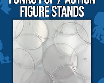Individual Funko Pop / Action Figure 5cm Clear Base