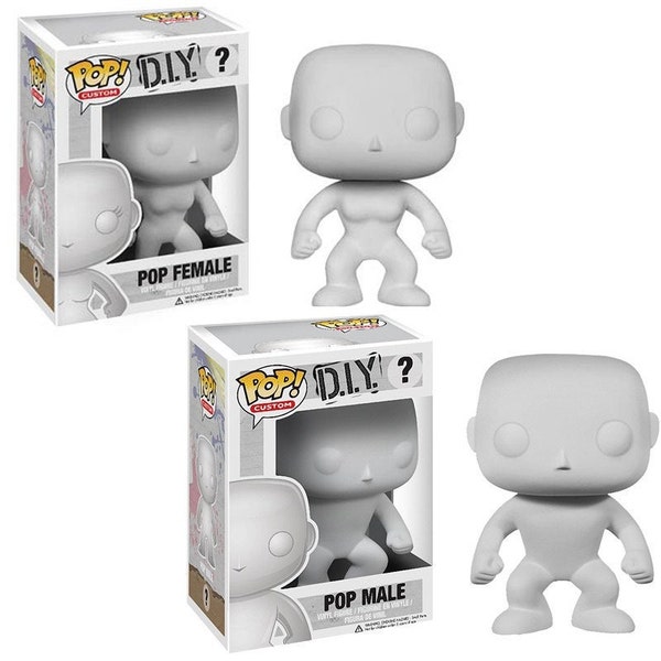 Funko Pop blank DIY figure