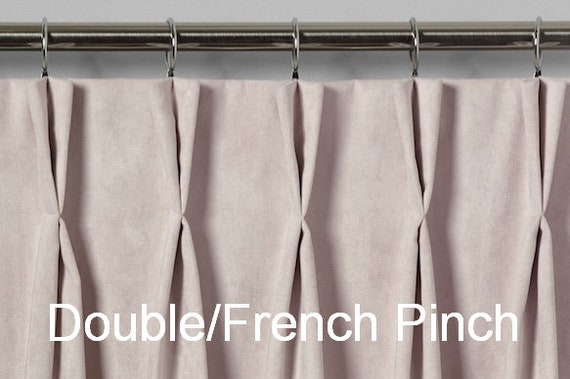For Double french Pich Pleats, Pencil Pleats Top to Your Curtains