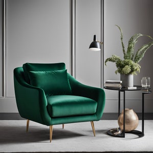 Solid Velvet Upholstery Fabric by yard (meter). Width 55". Fabric for Pillow, Furniture, Chairs, Sofa. image 5