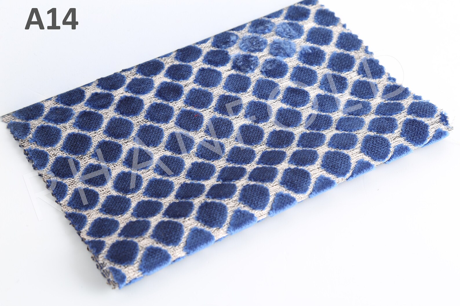 Navy Blue Durable and Soft Jacquard Velvet Upholstery Fabric Etsy