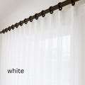 Voile Sheer Curtains Custom Size – Triple Pinch Pleat Light Filtering Drapes – Extra Wide Window Panels