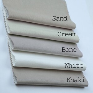 Solid Velvet Upholstery Fabric by yard (meter). Width 55". Fabric for Pillow, Furniture, Chairs, Sofa. image 9