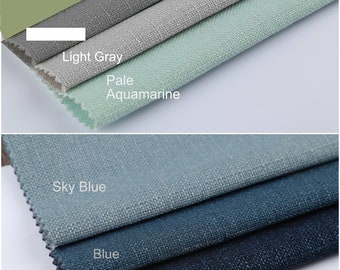 Faux Linen Curtain Fabric Sample