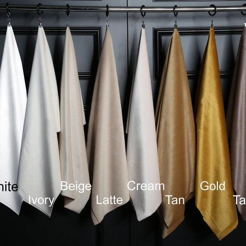 Velvet Fabric Samples for Curtain. 1 Order 10 Samples Etsy