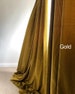 Velvet Curtain, 37 Color. Drapes for Living Room. Custom Made Rod Pocket Panels. 