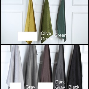 Extra Long Velvet Curtain, 37 Color. Extra Long Custom Drapes, Panels for 10, 12, 13, 15, 16, 17, 18, 20, 24 feet Story Window zdjęcie 7