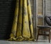 Linen Curtains for Living Room, 5 Colors. Linen Drapery for Bedroom, Custom Made Panels. Paisley Pattern Drapes 