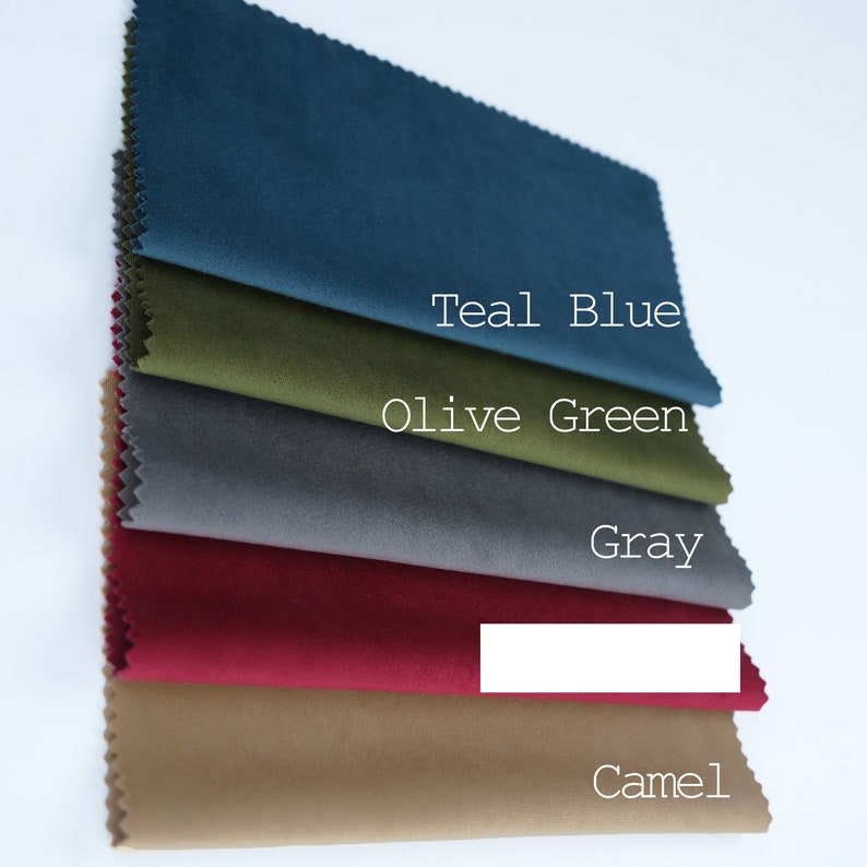 Extra Long Velvet Curtain, 37 Color. Extra Long Custom Drapes, Panels for 10, 12, 13, 15, 16, 17, 18, 20, 24 feet Story Window image 6