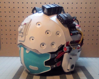 DIY Cyberpunk Trauma Team Doctor Helmet EVA Foam Template