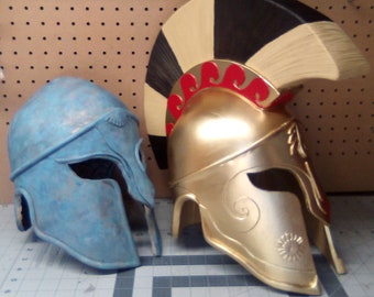 DIY Greek Spartan Helmet EVA Foam Template
