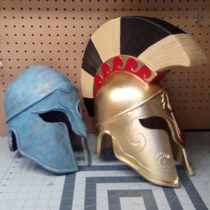DIY Greek Spartan Helmet EVA Foam Template