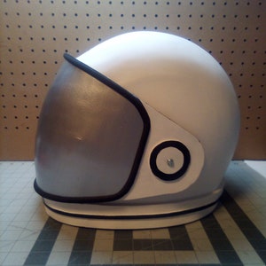 DIY Retro NASA Astronaut Helmet EVA Foam Template