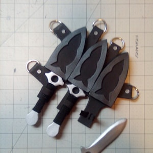 DIY Foam Knives & Chest Holster EVA Foam Template
