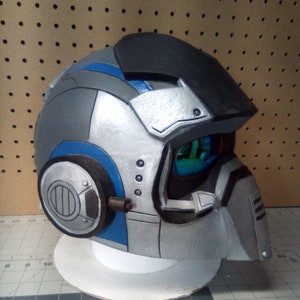 DIY Gears of War COG helmet EVA foam template