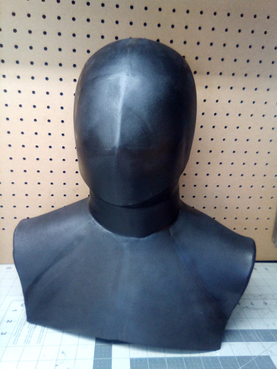 DIY styrofoam mannequin head craft