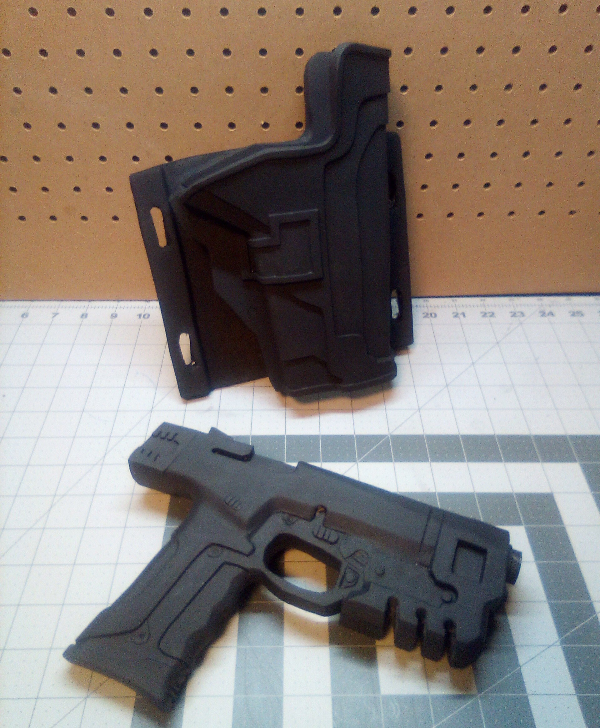 Cyberpunk 2077 Militech Pistol & Holster EVA Foam Template Etsy Australia